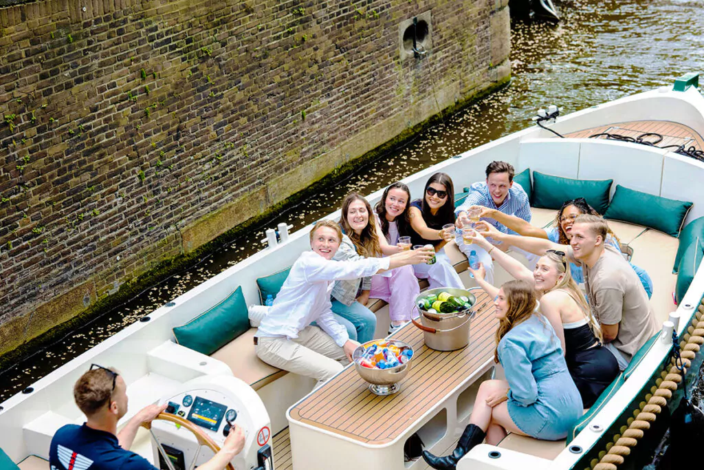 privates Boot mit Kapitän Amsterdam